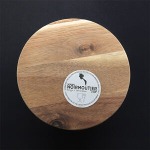 Petit plateau rond bois "île NO" – Image 2