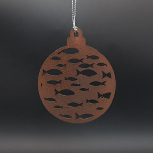 Le banc de poissons (rouille) – Image 1